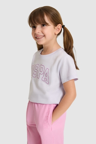 U.s. Polo Assn. Kız Çocuk Lila Tişört Basic 50325631-vr034