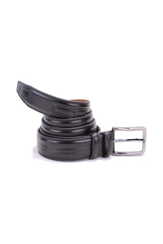 Dagoster 3.5 CM Hakiki Deri Erkek Kemer Siyah DMK26-305DG Siyah