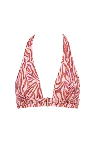 Aubade Feline Energy Üçgen Bikini Üstü, Altın Detaylı, Avrupa Üretimi Pembe