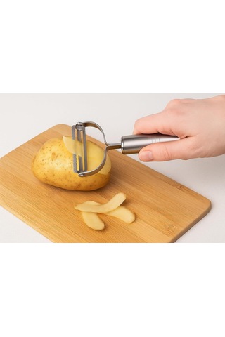 Premium Paslanmaz Çelik Çok Amaçlı Sebze Soyucu, Patates, Havuç, Salatalık Ve Meyveler İçin Ergonomik Y-şekilli Diğer