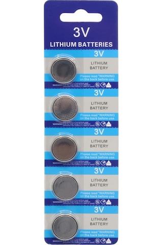 Ayt Powermaster Cr2016 3 Volt Lityum Para Pil 5'li Paket Düğme Pil