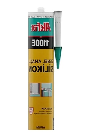 Genel Amaçlı Şeffaf Silikon, Montaj Ve İzolasyon İçin Açık Gri