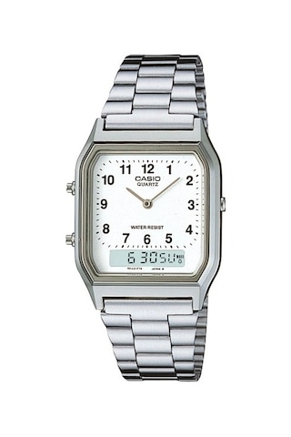 Casio Aq-230a-7bmq Retro Quartz Çelik Gri 28 Mm Erkek Kol Saati