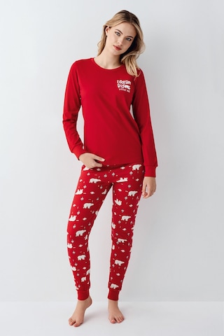 Rolypoly Kadın Kırmızı Pijama Takımı Rp3717-s-v1 Kırmızı