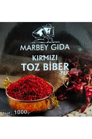 Marbey İpek Çekim Kırmızı Toz Biber