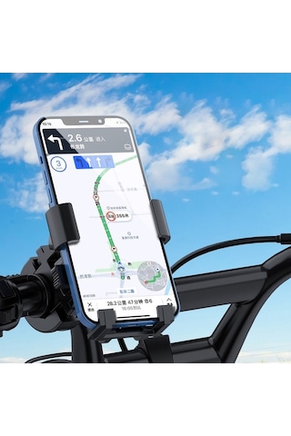 Tongxida Kilitli Bisiklet Telefon Tutucu 360 Rotasyonlu Standı Çok Renkli Çok Renkli