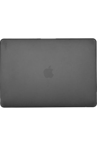 Macbook Pro 13.3 Inç 2338 Uyumlu Kılıf Husk Claro Mat Koruyucu Kapak Smoke