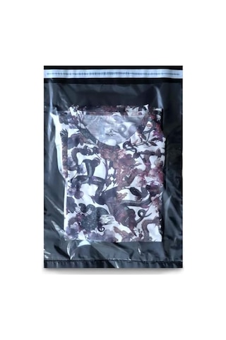 Siyah-şeffaf Kargo Poşeti 45x55+4 Cm - 100 Adet 1