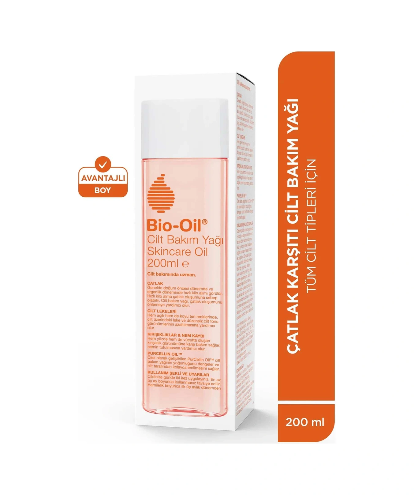 Bio-oil Çatlak Karşıtı & Leke Karşıtı Nemlendirici Cilt Bakım Yağı-Çanta Hediyeli