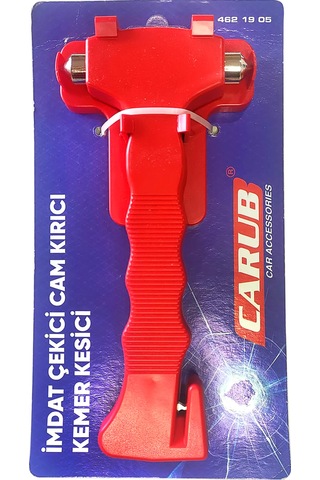 Carub Oto İmdat Çekici Cam Kırıcı + Kemer Kesici