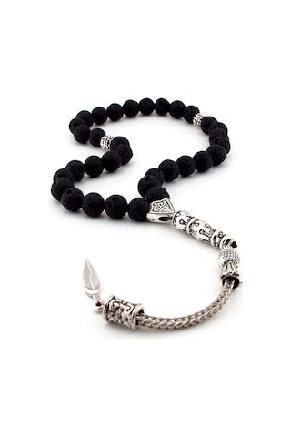 Doğal Lav Taşından 33 Taneli Tesbih Ts506