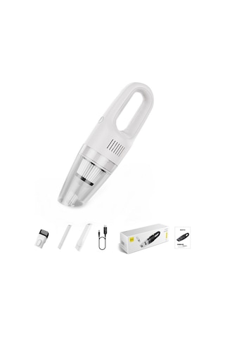 Suıtu St-6612c 5000pa 120w Kablosuz Araç Elektrikli Süpürge El Yüksek Güçlü Toz Emme Makinesi Beyaz