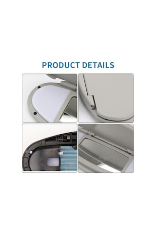 Geeksen Mini R50 R56 İçin Siyah Abs Güneşlik Aynası Kapağı - Pratik Ve Şık Siyah