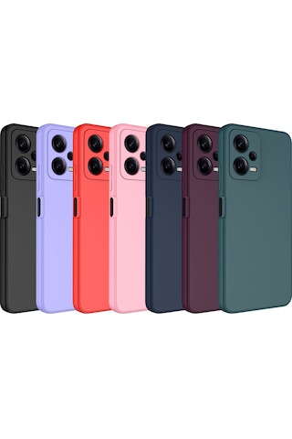 Xiaomi Redmi Note 12 5g Kılıf Zore Mara Lansman Kapak Koyu Yeşil