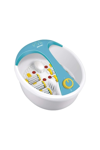 Mpm Mms-03 Sulu Ayak Masajı, Kabarcık Ve Titreşim Masajı, Sıcaklık Koruması, Kızılötesi, Tuz Kabı, 90w, Beyaz