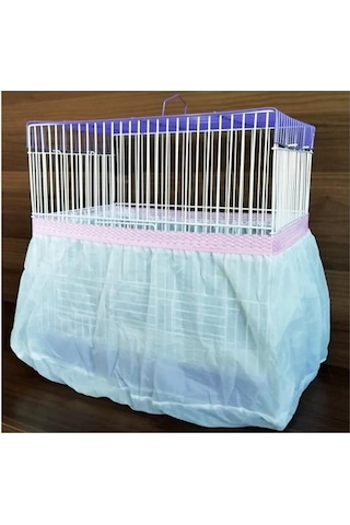 Fizzy Kuş Kafes Tülü 68 x 29 x 29 CM Pembe