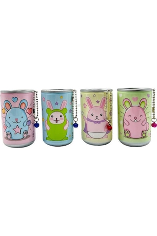 New-max Sevimli Tavşan Figrülü Aksesuarlı Islak Mendil 4'lü Paket Toplam 96 Yaprak 24 4