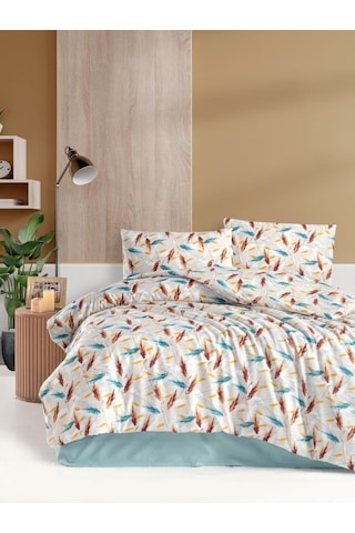 Mulberry Melisa Tek Kişilik Nevresim Takımı Çarşafı Lastikli 160 x 220