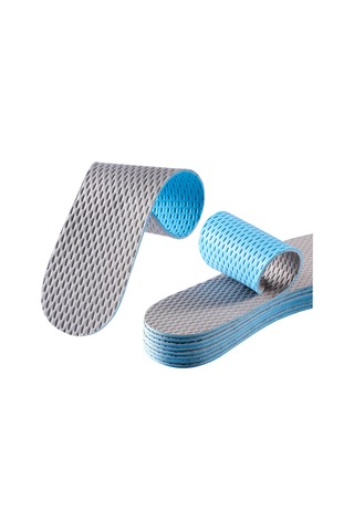 Sones 1 Çift Yazlık İnce Koku Önleyici Ter Tabanlığı Unisex Nefes Alabilen Yumuşak Ayakkabı Tabanlığı, Beden: 43-44 Gri