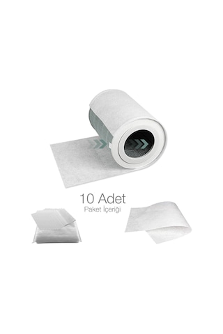 Purmed 10 Adet Tcl Breeva A2 Hava Temizleyici Uyumlu Toz Tutucu Ön Filtre