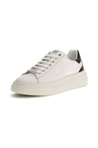 Guess Erkek Beyaz Elba 4g Logolu Sneaker Beyaz/kahverengi Beyaz - Kahverengi