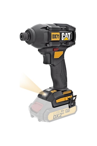 CAT DX71B 18V 215 Nm Kömürsüz Profesyonel Şarjlı Darbeli Tornavida Akü Hariç