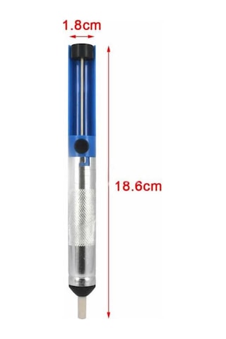 Lehim Pompası Zd-192 Çekici Vakum El Aleti Metal Gövde Telefon Laptop Saat Onarım Tamir Antistatik