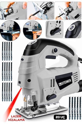 Steiner Alman 4600 W Lazerli Sjs Metal Şanzuman 6 Kademe Devirli