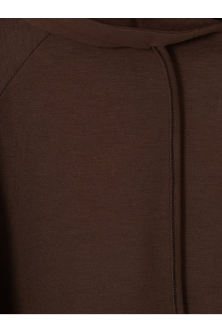 Lcw Curve Kahverengi Büyük Beden Kadın Hoodie