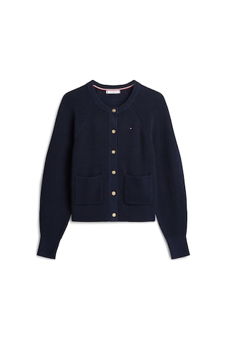 Tommy Hilfiger Co Cardı Stıtch C-nk Ls Cardı Kadın Mavi Hırka - Ww0ww48795