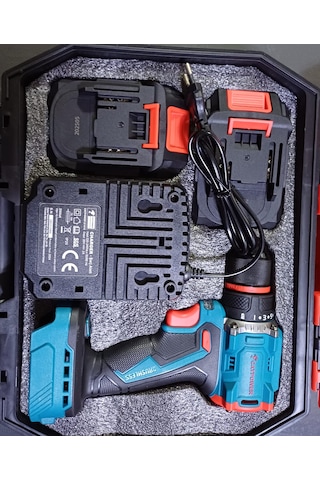 Catpower CAT-E1010 10 MM 20V 2.0AH Li-Ion Kömürsüz Akülü Vidalama Set