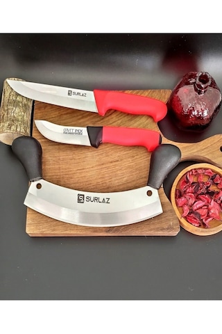 Sürmene Sürlaz Özel Üretim Et Yüzme. Doğrama Bıçağı Kıyma Satırı