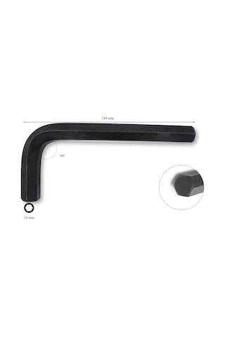 Ceta Form 24 mm L Kısa Allen (Alyan) Anahtar L/24