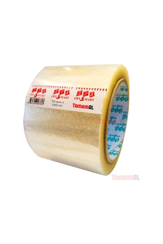 70X100 Mt Bant Geniş Güçlü Koli Bandı 70 Lik 100 Metre Akrilik