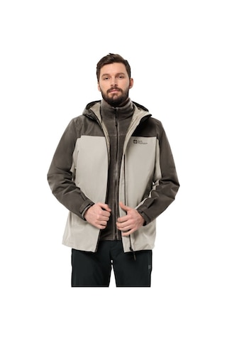 Jack Wolfskın Taubenberg 3ın1 Jkt M Erkek Seal Outdoor Ceketi 111 Karışık Çok Renkli