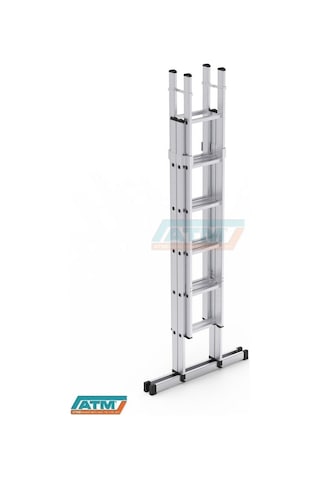 2*4=8+2=10 MT 65X25 ÇİFT SÜRGÜLÜ MERDİVEN