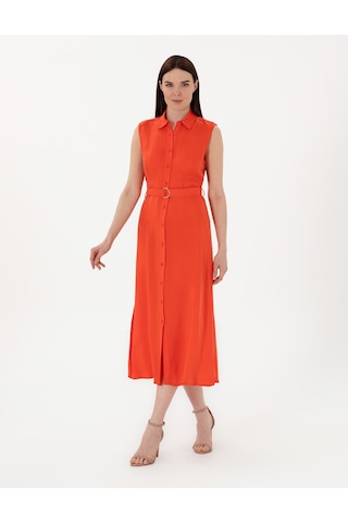 Pierre Cardin Kadın Kırmızı Elbise Dokuma 50306939-vr030 Kırmızı