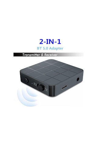 Lemestar "kn321 Bluetooth 5.0 Verici/alıcı Adaptör - Tv, Hoparlör Ve Kulaklıklar İçin Kablosuz Bağlantı Çözümü"