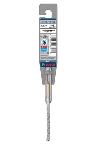 Bosch Pro Sds Plus-5x 5,5 X 110 Mm Dört Elmaslı Matkap Ucu 2608706869