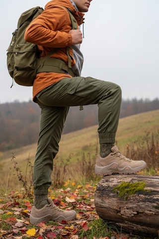 Muggo Pioneer Bağcıklı Trekking Ve Günlük Outdoor Erkek Ayakkabı Bej