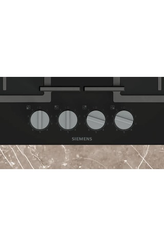 Siemens EP6A6HI40O Gazlı Sert Cam Ankastre Ocak Siyah