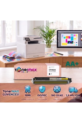 Hp 130a Cf352a Sarı Uyumlu Toner Aa Plus / Color Laserjet Pro Mfp M176 / M177