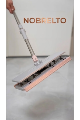 Nobrelto Click Mop 32 Cm Büyük Boy - Kendinden Sıkıştırmalı Pratik Yer Silme Mopu