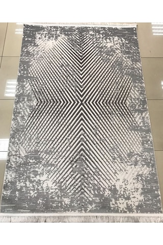 Merinos Halı Elegance 74433 095 Serisi Akrilik Salon Oturma Yatak Odası Halısı Gri