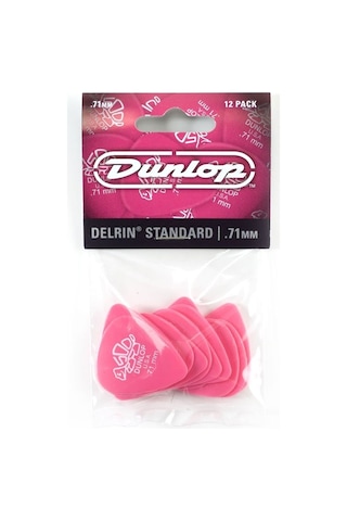 Jim Dunlop 41p.71 Delrin 12 Adet Gitar Penası 0.71mm