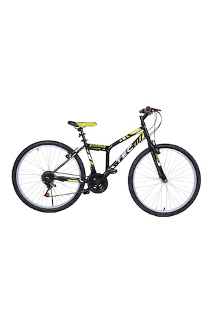 Bisiklet Strong 26" Jant 21 Vites Erkek Dağ Bisikleti Siyah - Sarı & Vitesli Bisiklet Sarı - Siyah