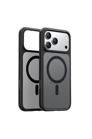 Torras Apple iPhone Uyumlu 17 Pro Guardian Magsafe Kılıf Siyah