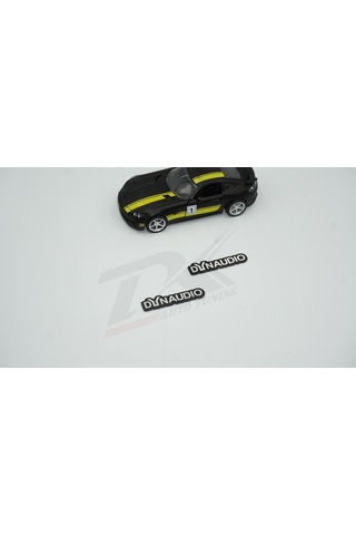 Dynaudio Logo Hoparlör Krom Metal 3M Logo Amblem 2 Li Set N11.4293