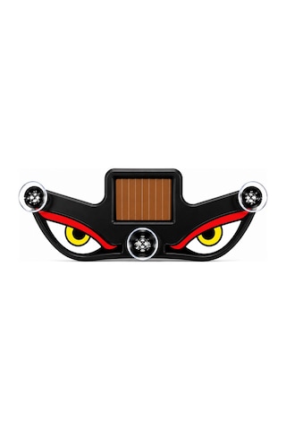 Solar Devil Eyes Araç Işıkları Ön/arka Cam İçin Güneş Enerjili/usb Bağlantılı Led Işıkları Beyaz-sarı