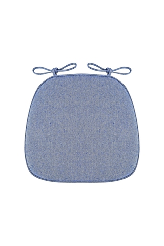 Reedark Yazlık Nefes Alıcı Keten Yastık - Poliester Dolgulu, Japon Stili, Ev Dekoru İçin Mükemmel Koltuk/sandalye Yastığı Mavi DiğER